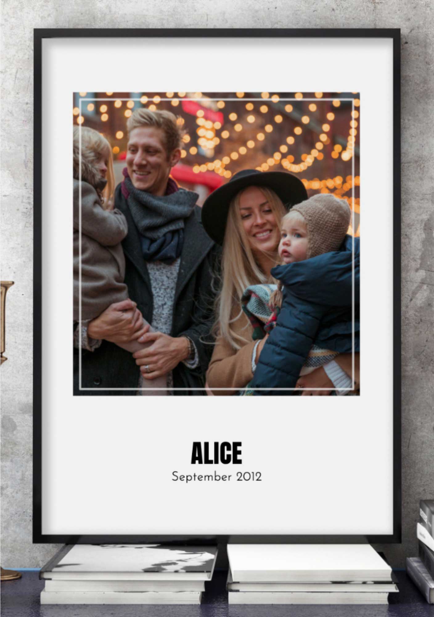 Creëer een fotoposter met passe-partout en tekst