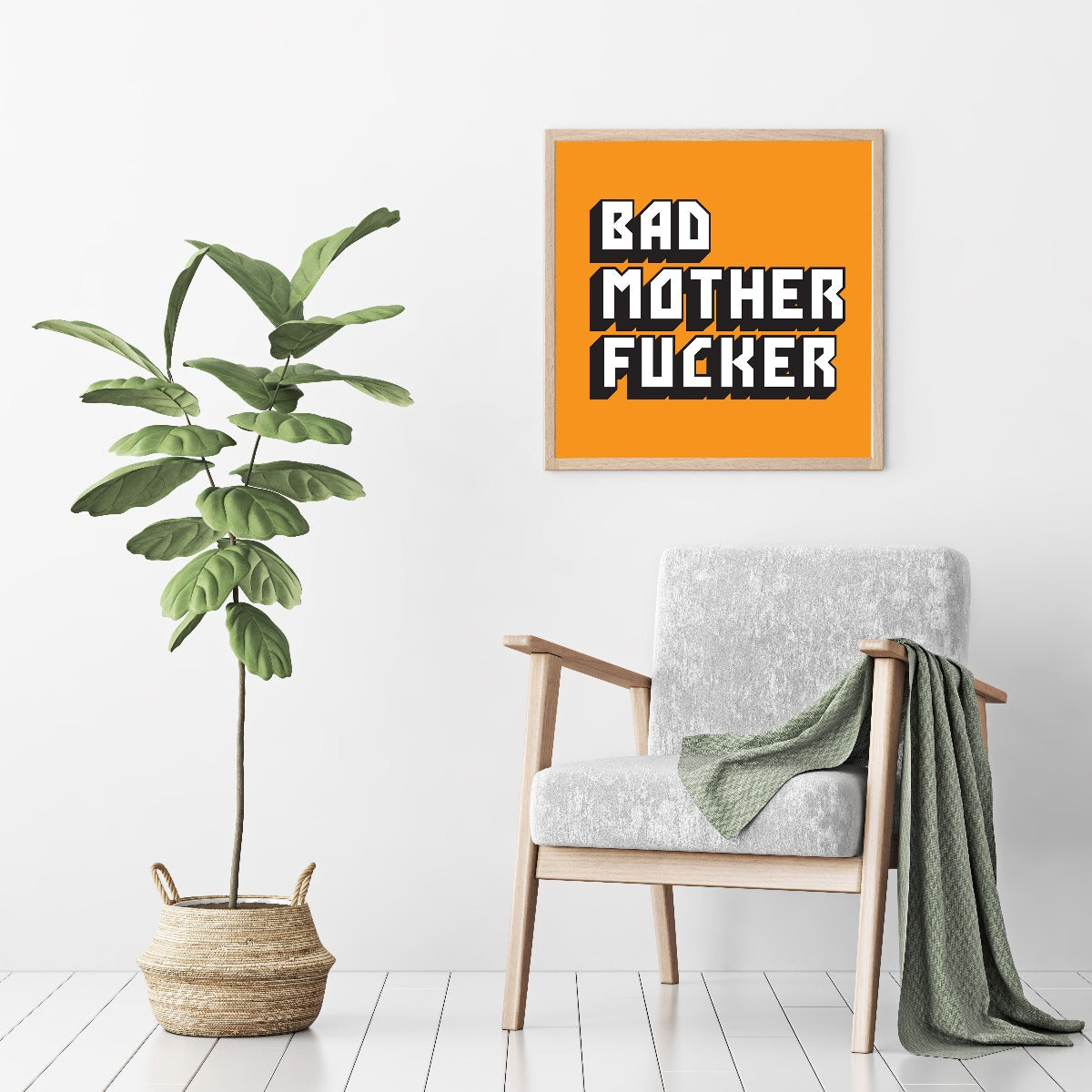Bad Mother Fucker Pulp Fiction-poster