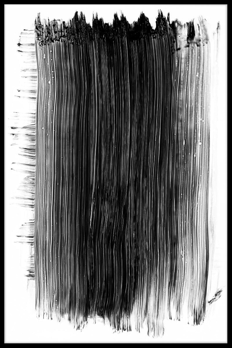 In de zwarte abstracte poster