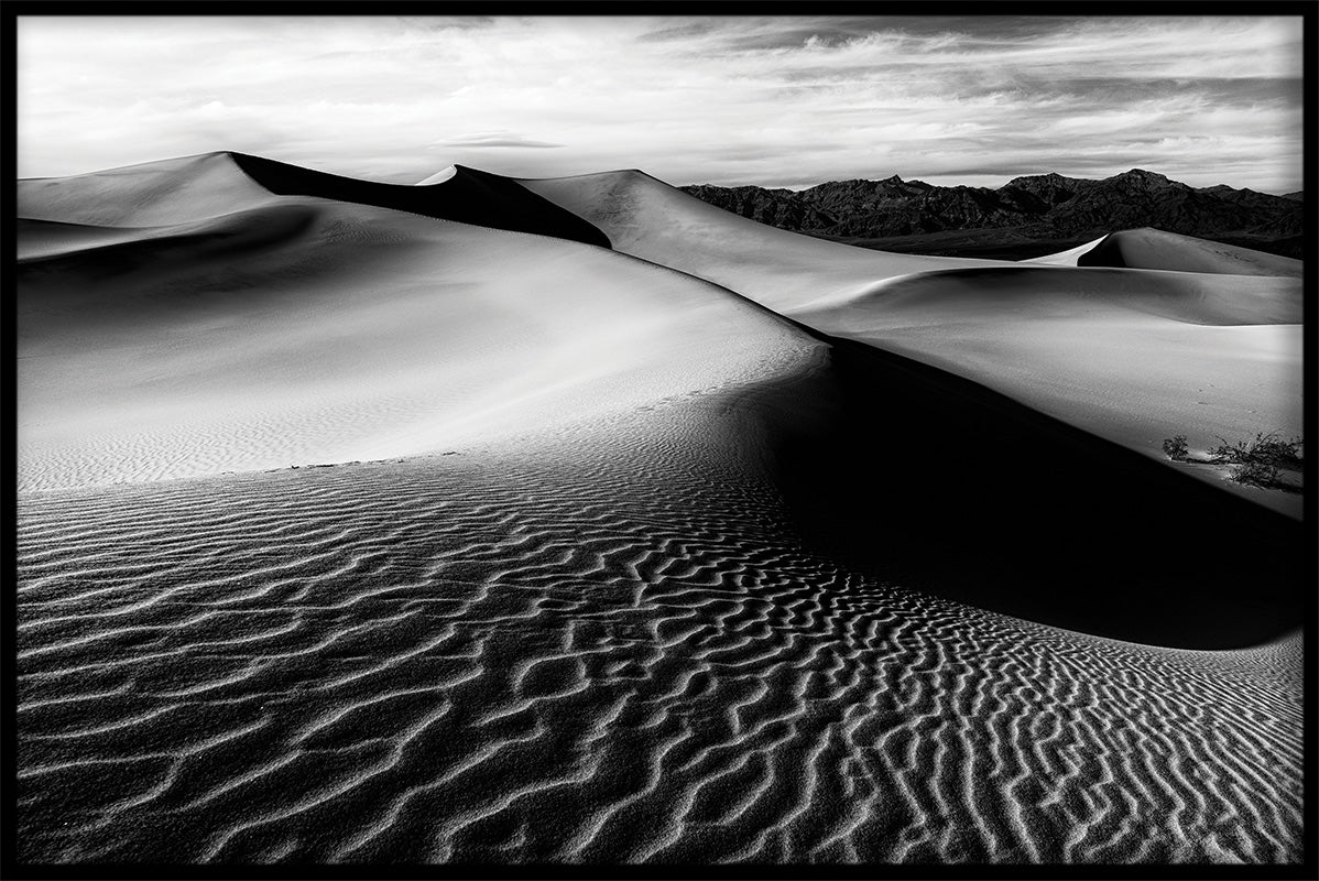 Duinen in Death Valley post
