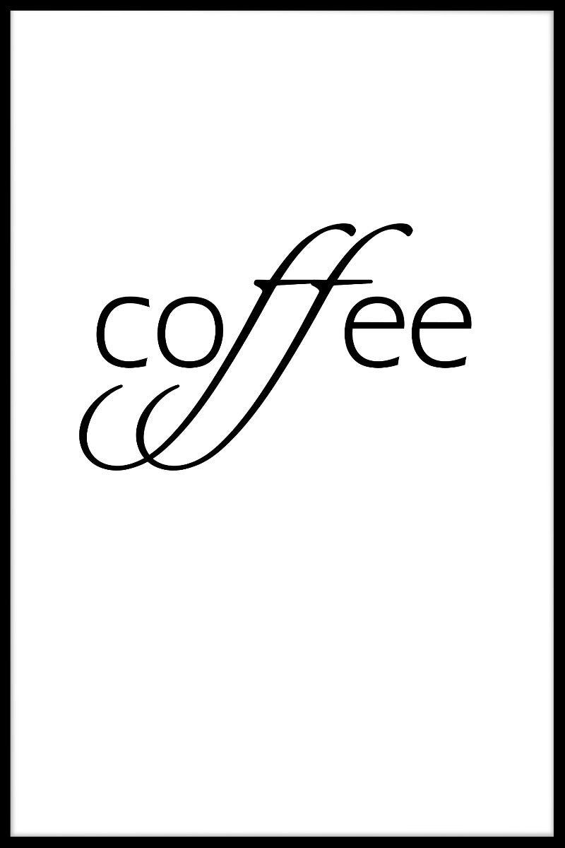 Posters met koffieborden