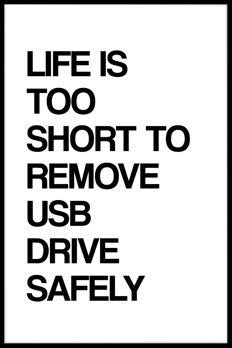 Het leven is te kort om USB-veilige N02-vermeldingen te verwijderen