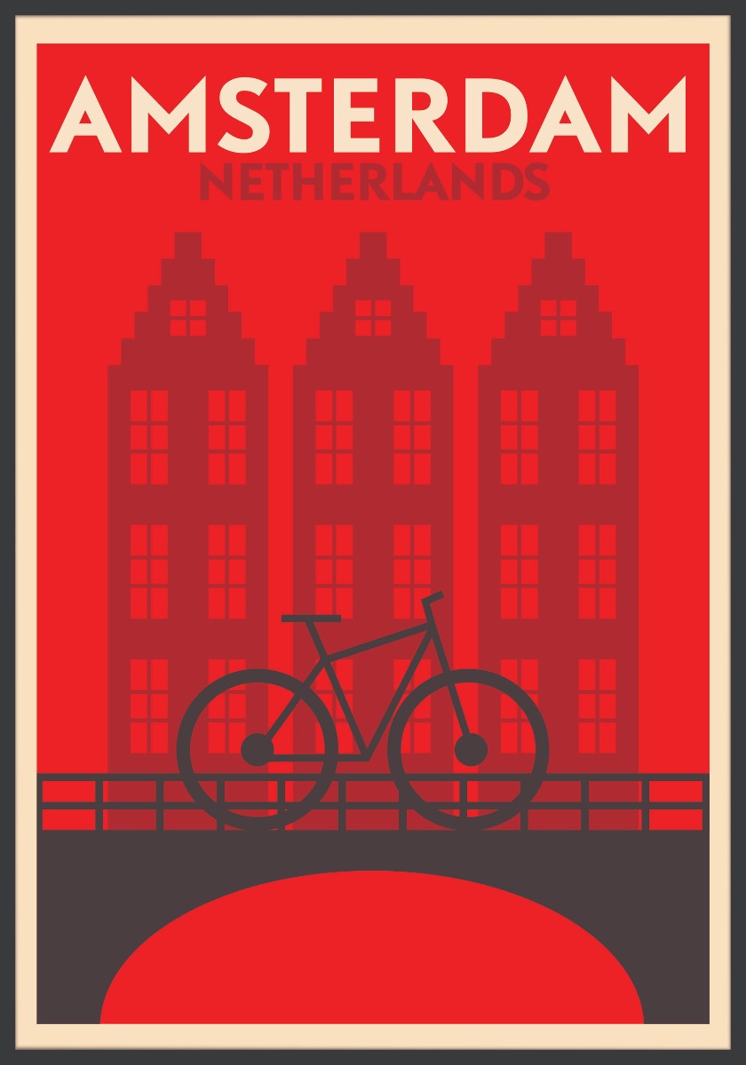 De Uitstekende Affiche van Amsterdam