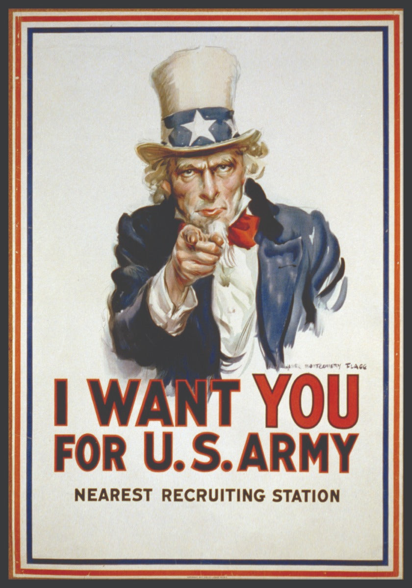 Oom Sam vintage poster
