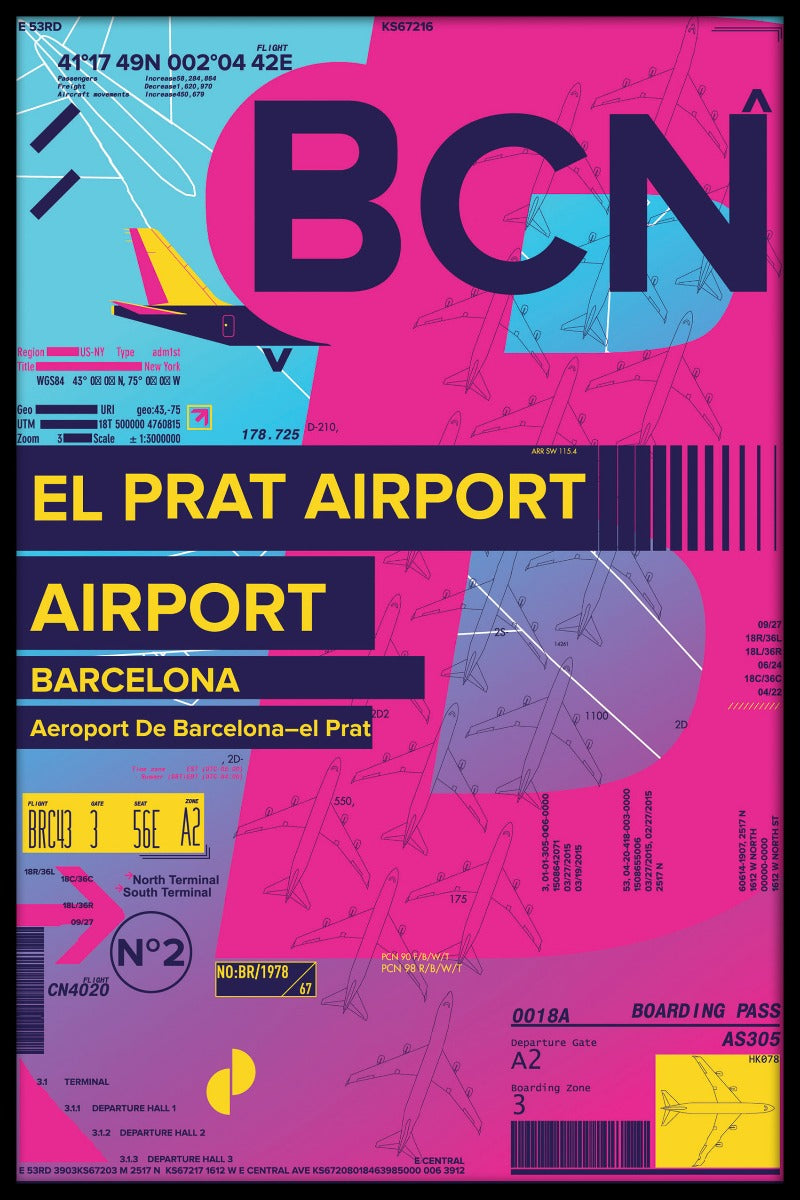 registreert BCN Barcelona-el Prat Airport