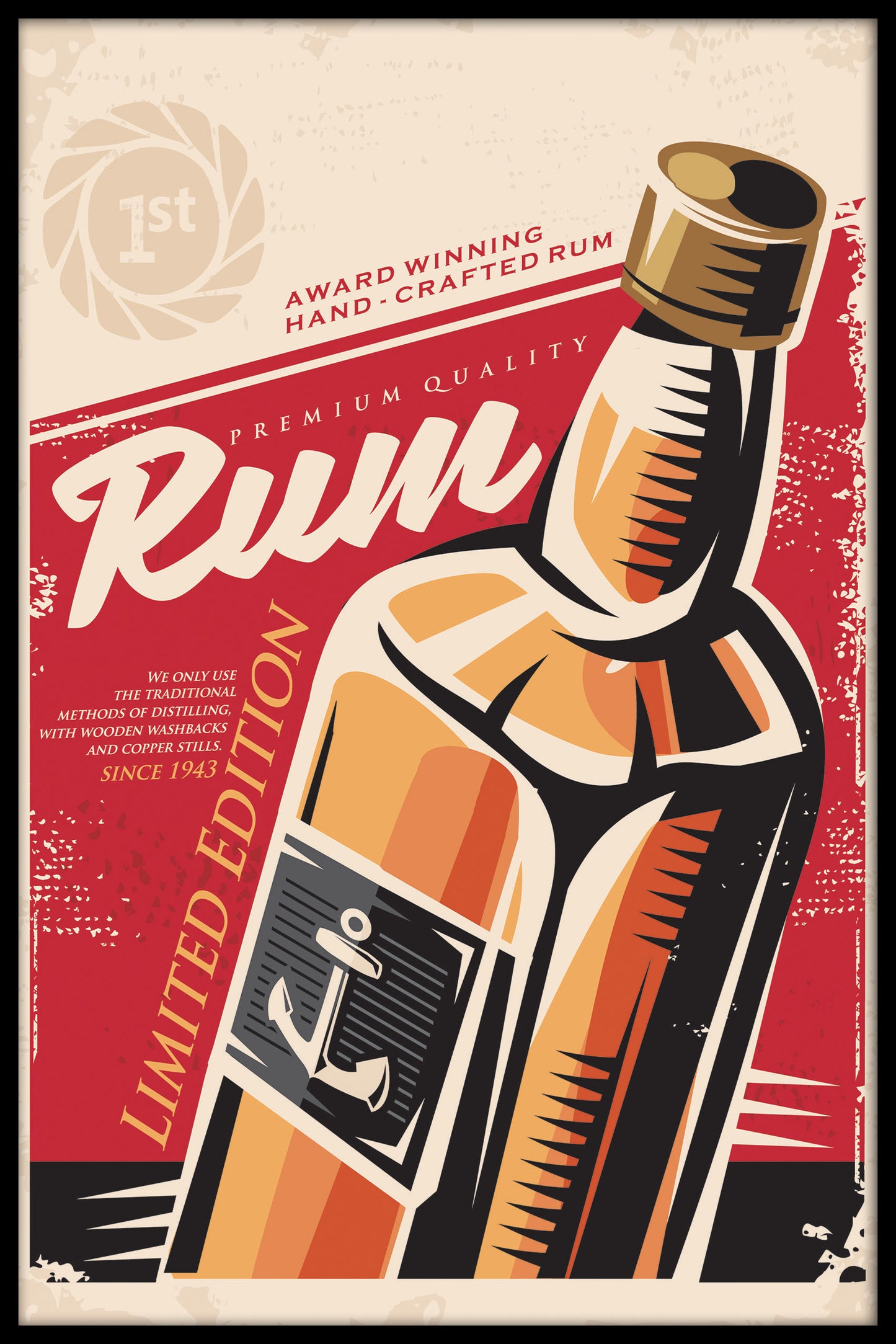 De uitstekende affiche van Rome