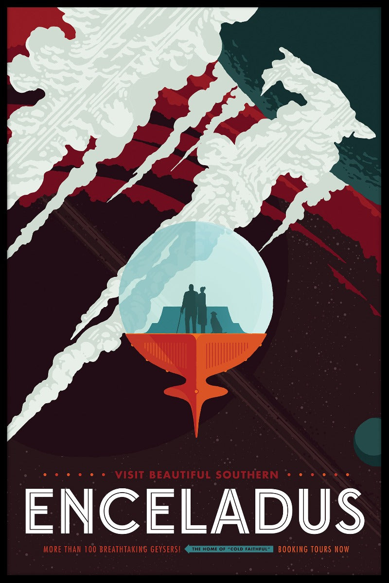 NASA Enceladus-poster
