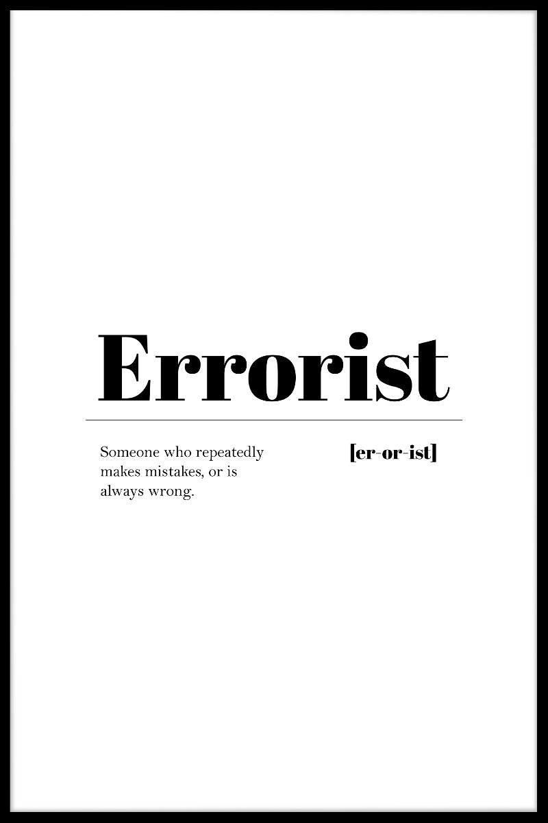 Erroristische poster