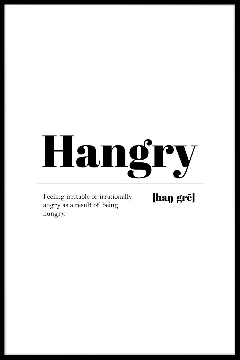 Hangry-poster