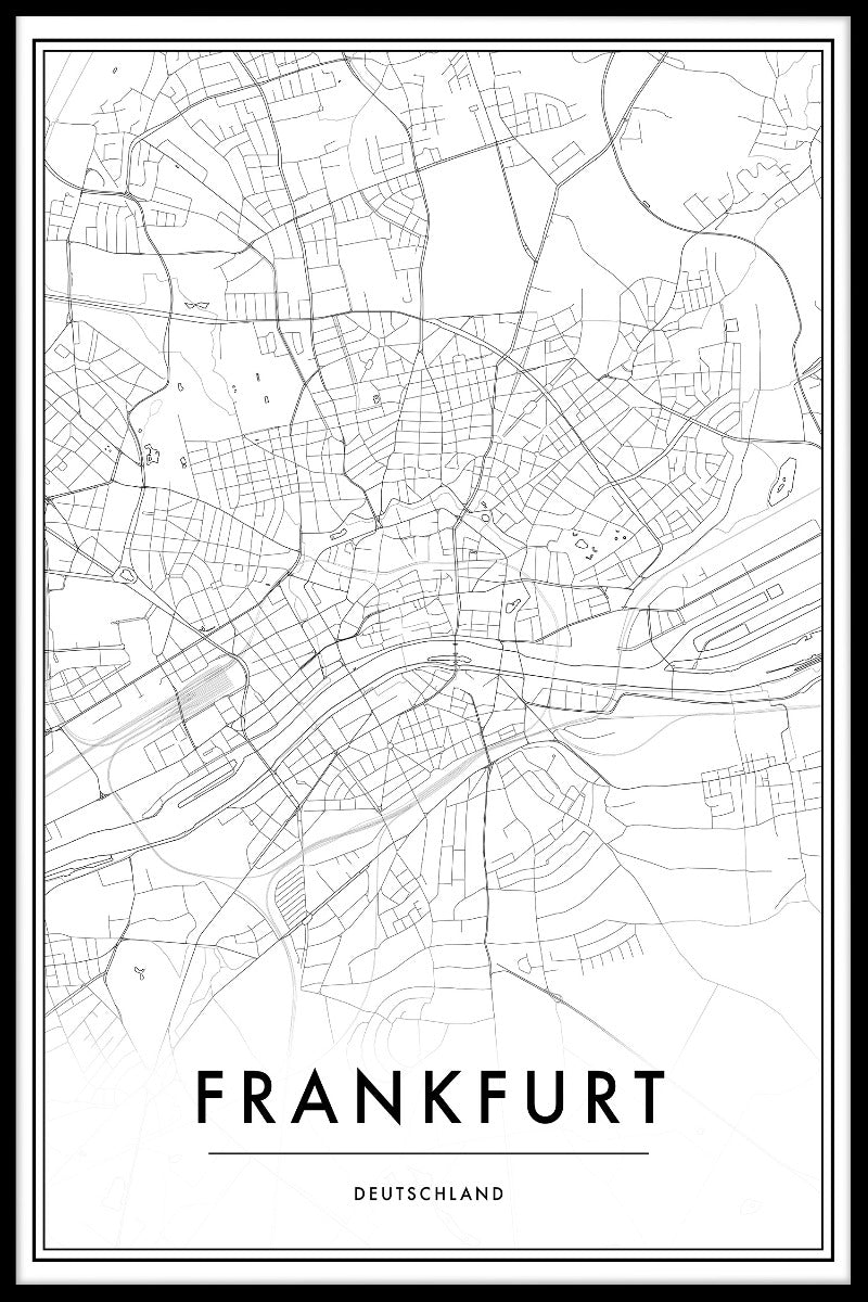 Kaartvermeldingen van Frankfurt