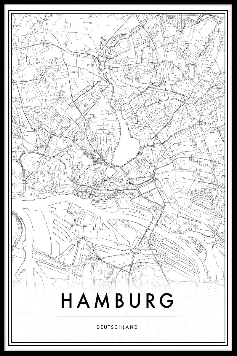 Kaartvermeldingen van Hamburg