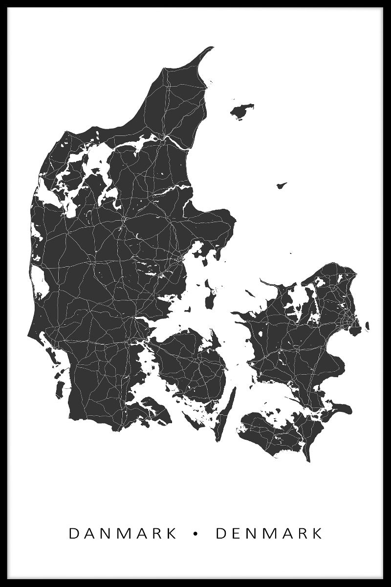 Items op de kaart van Denemarken