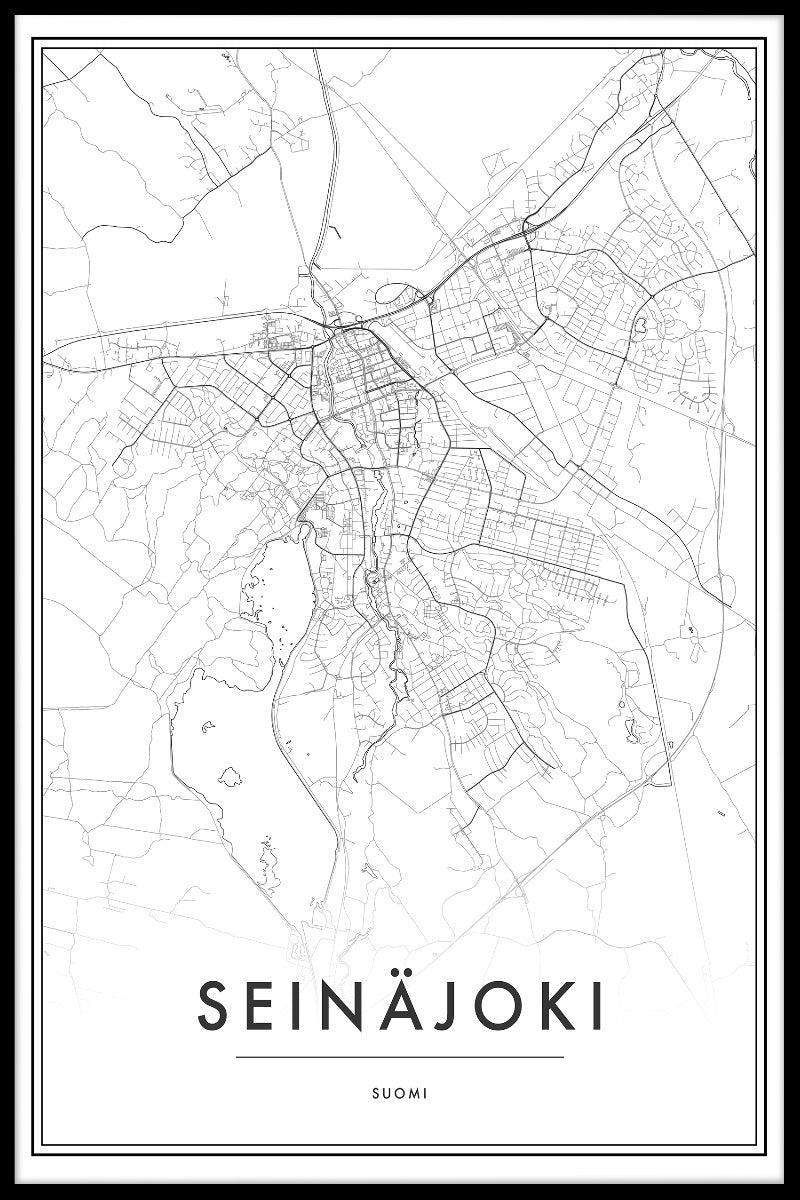 Seinäjoki-kaart N02-poster