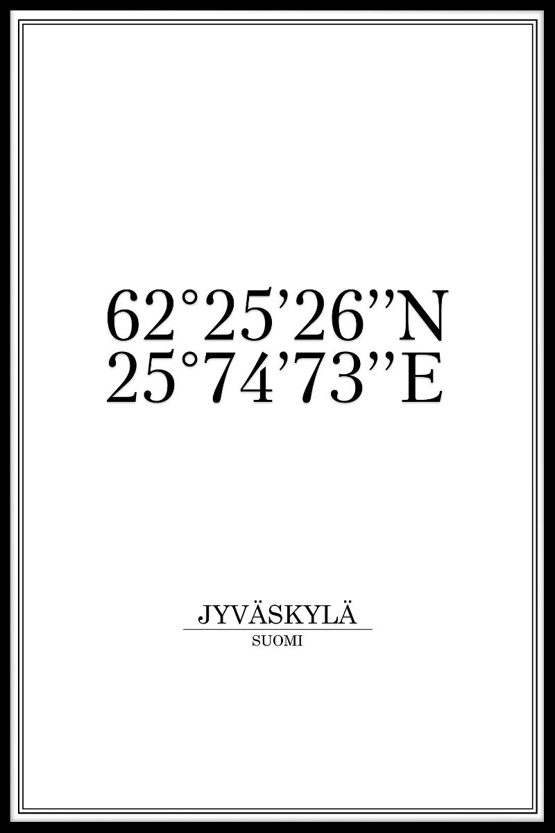 Jyväskylä coördinaten record