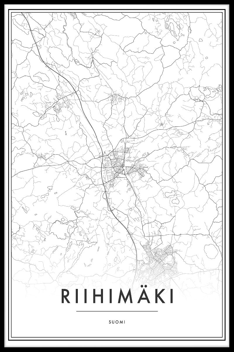 Riihimäki kaart ingangen