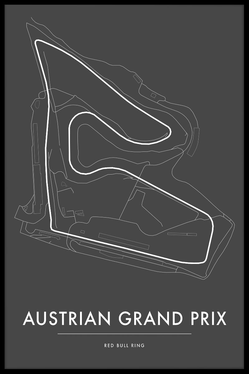 Red Bull Ring Oostenrijkse GP-poster