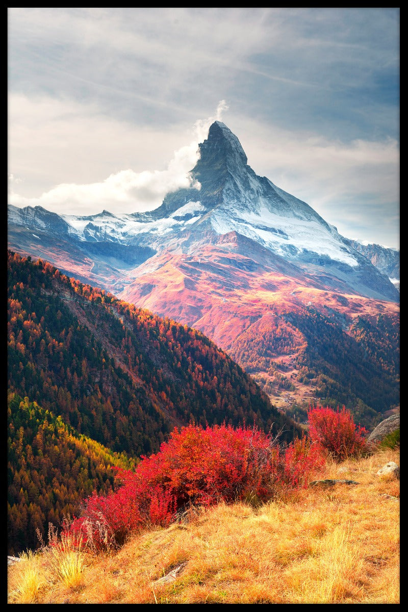Matterhorn Alpen Herfstposten