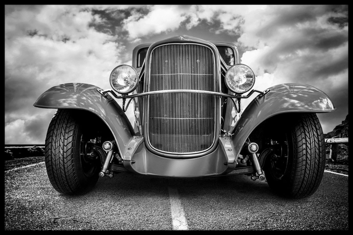 Vintage Hot Rod-poster