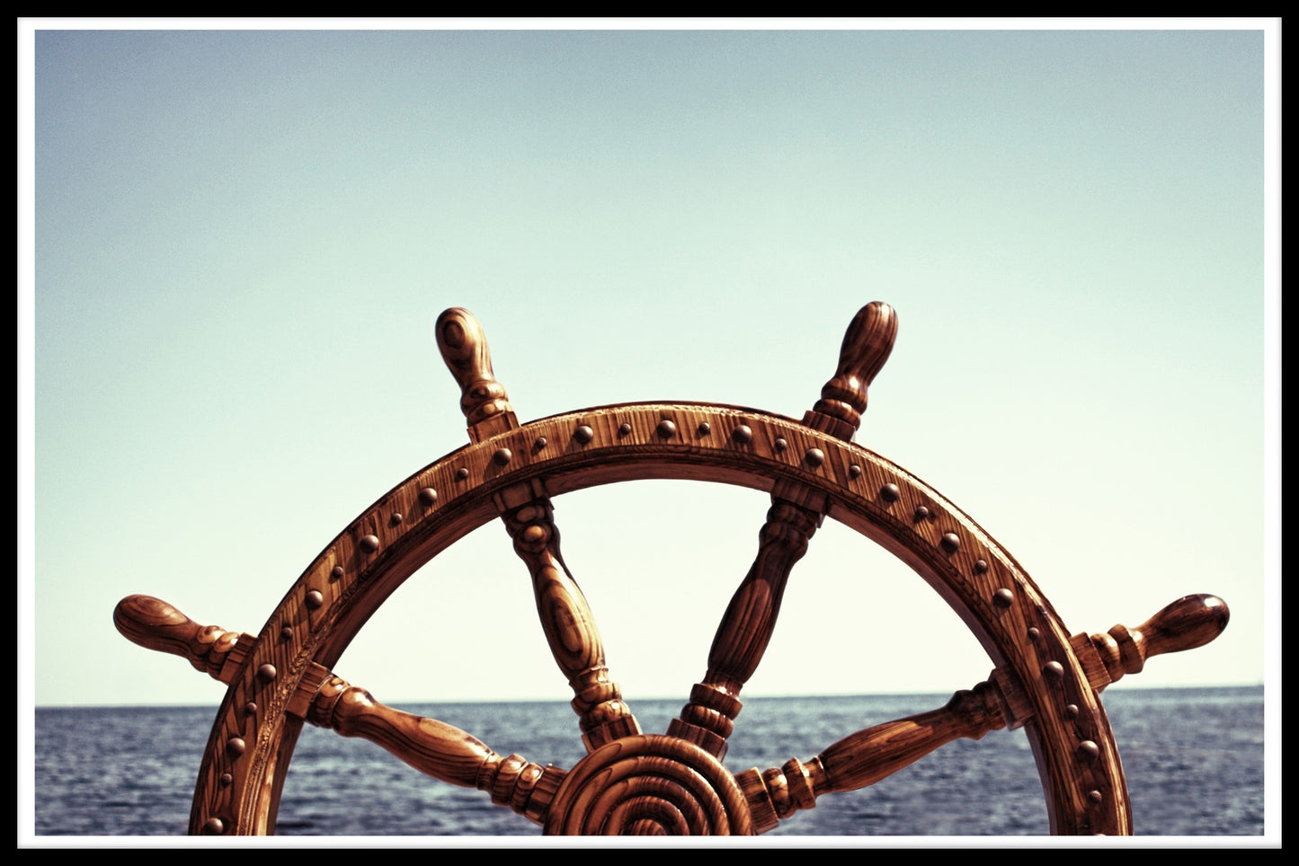 Uitstekende houten wielposter