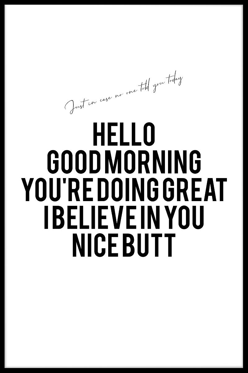 Mooie billenposter
