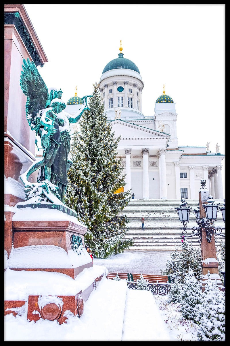 Posters met winteroutfits in Helsinki