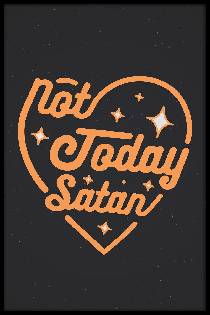 Niet vandaag post Satan