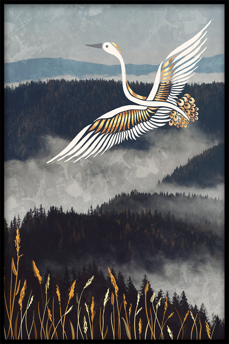 Posters met vogelkunst