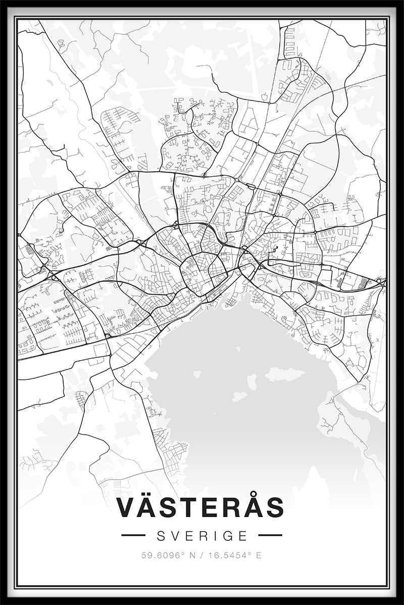Kaartposters van Västerås