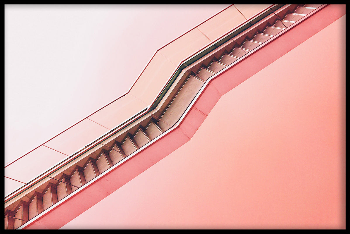 Perfecte roze N01-poster