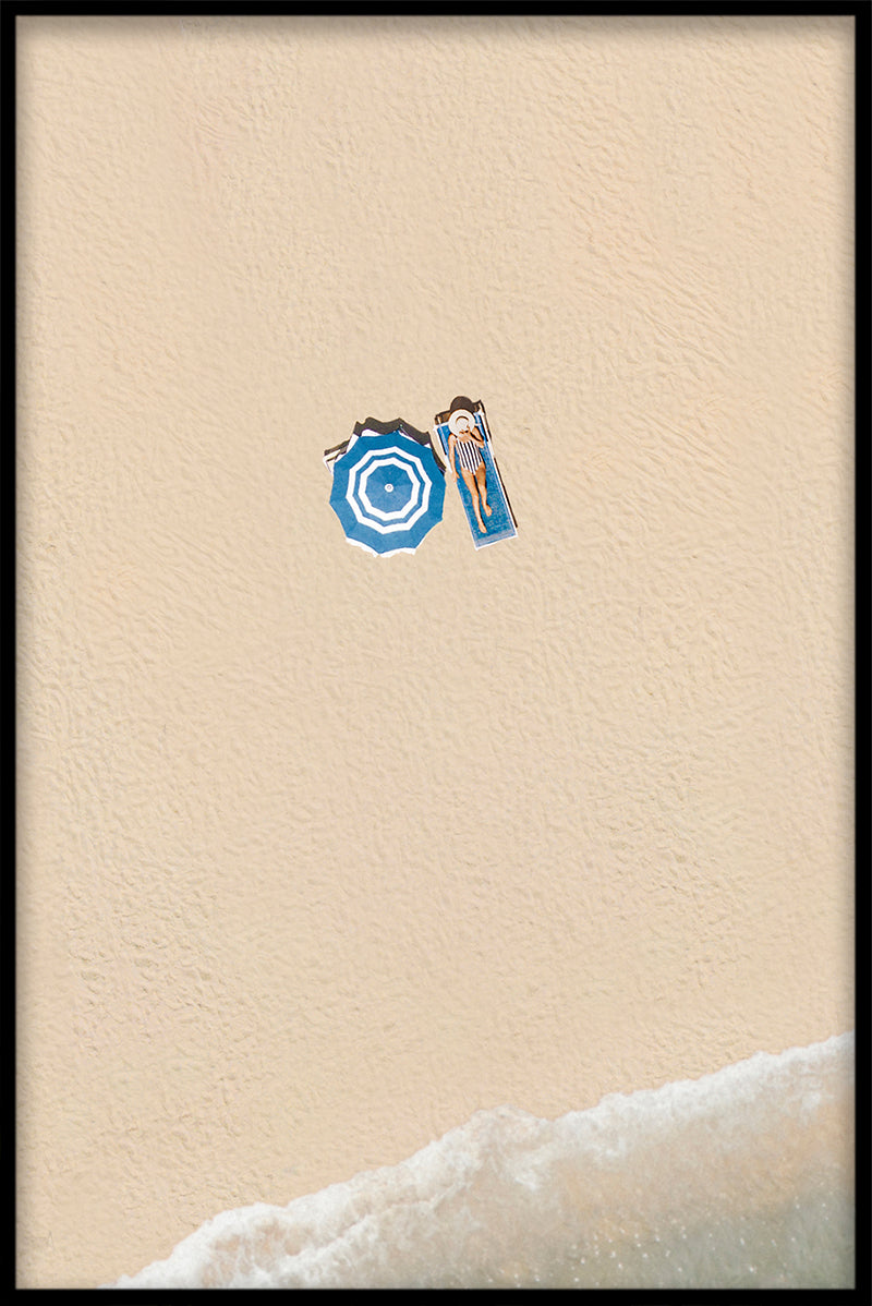 Aerial Beach Relax-poster