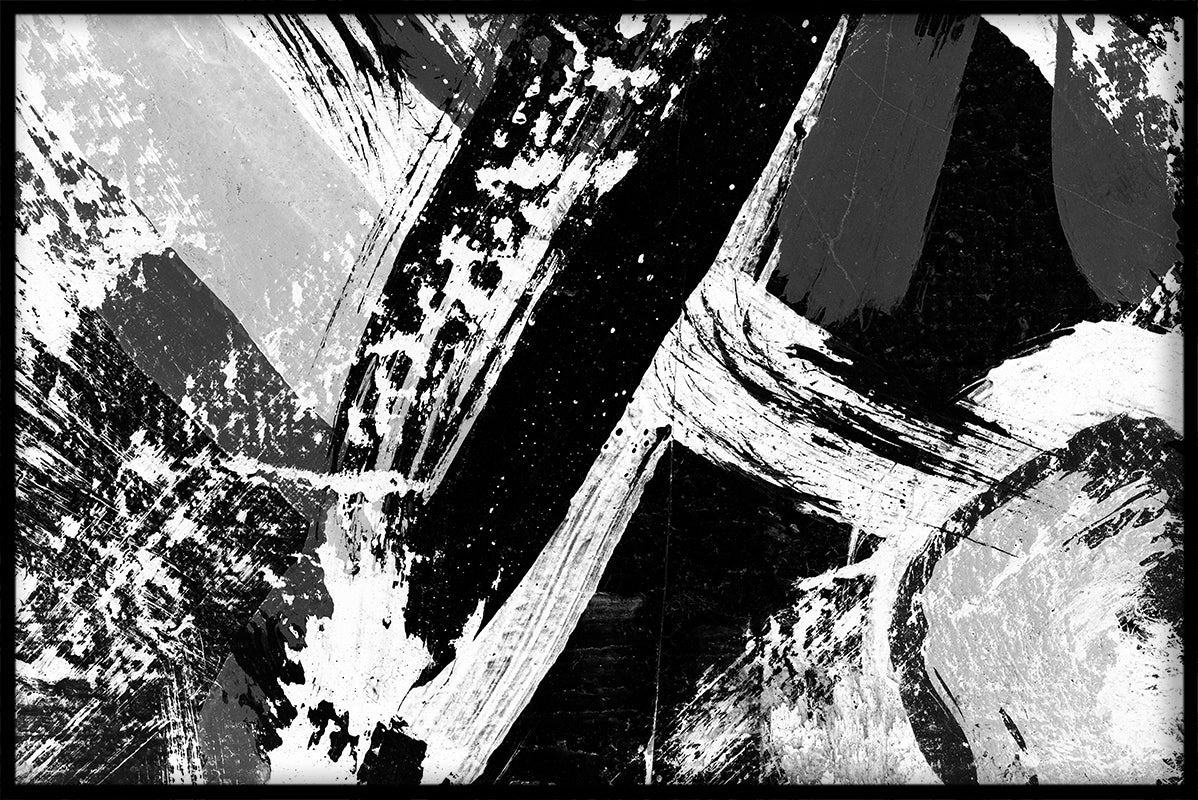 Abstract schilderij kunstposter