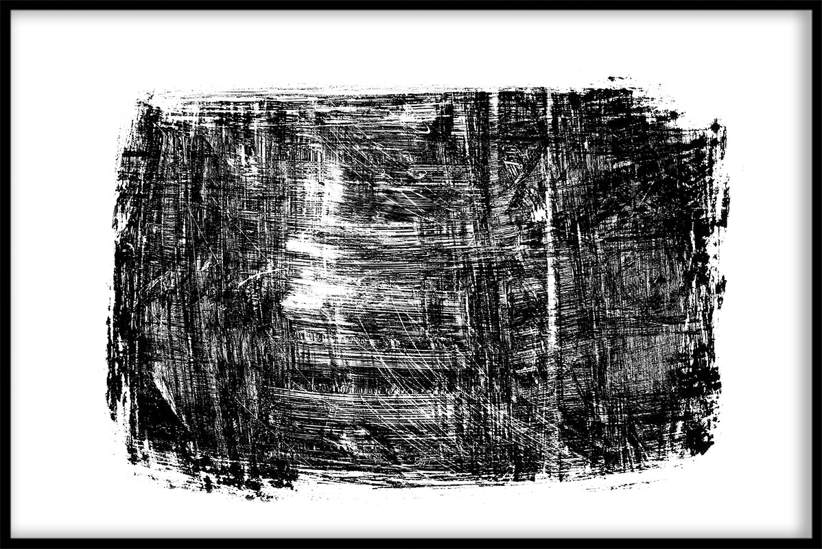Abstracte zwarte kunstposters