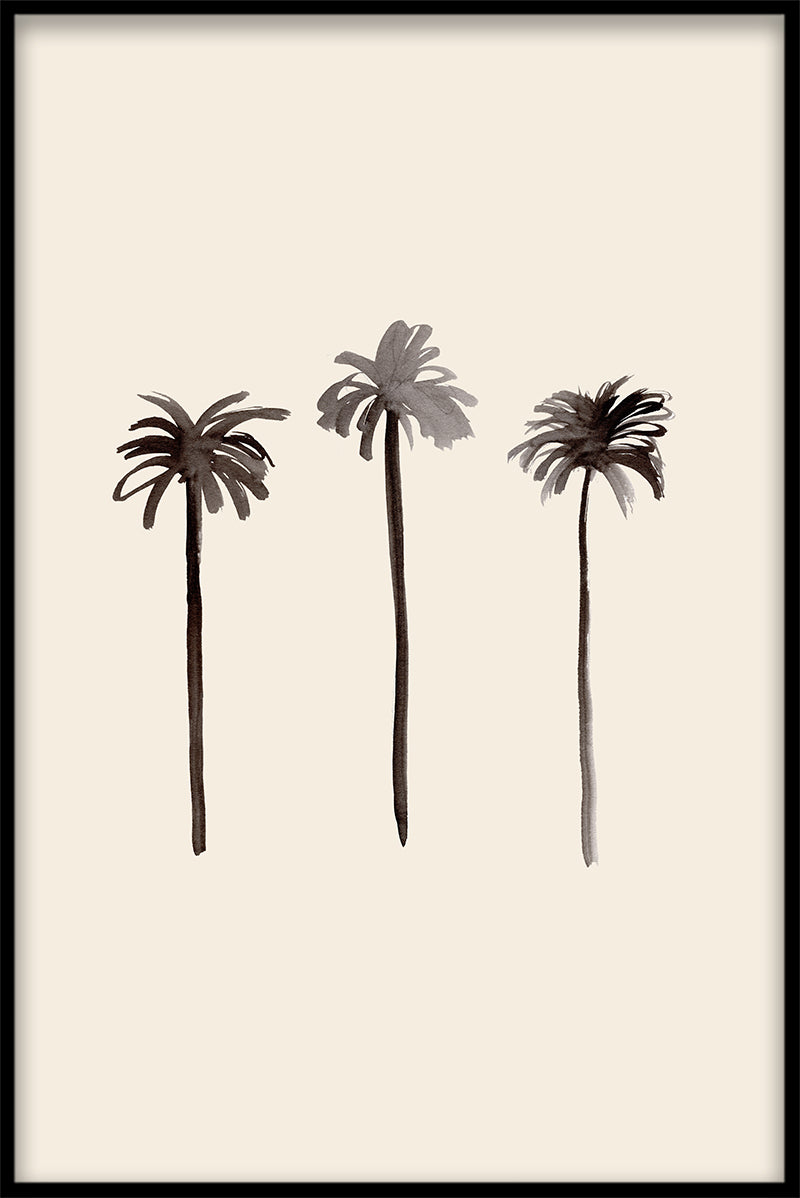 Palmboom inktposten