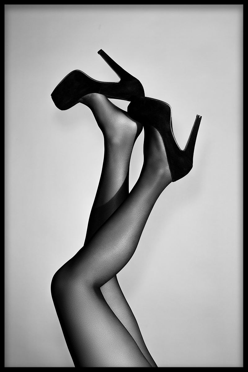 Zwart-witte benenposter