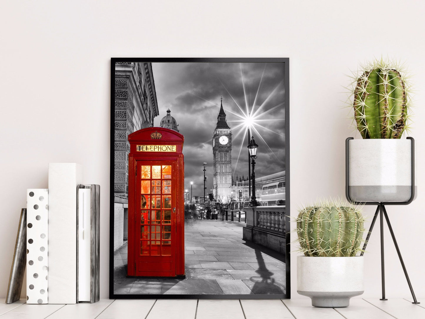 London Phone Booth Westminster poster