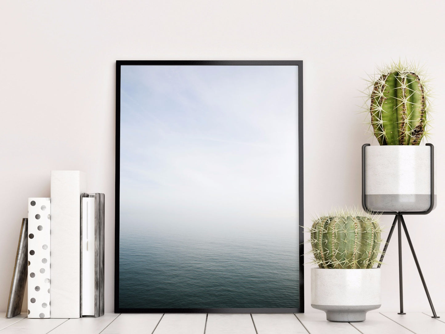 Foggy Sea Horizon-poster