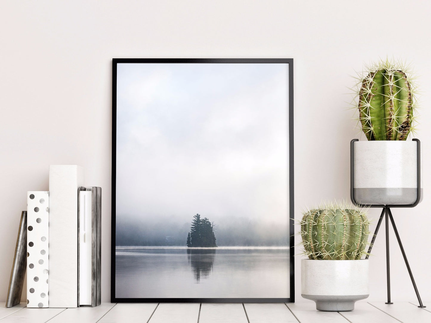 Mistige eilandposter