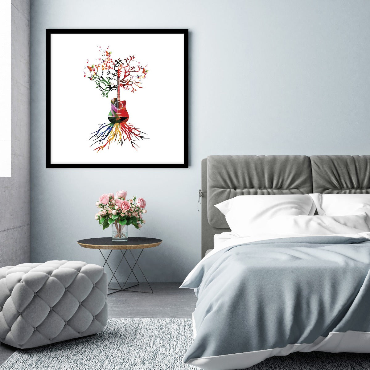 Gitaar illustratie poster