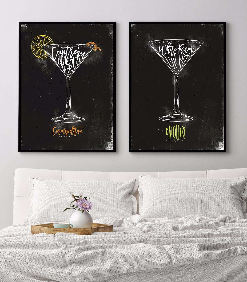 Kosmopolitische cocktailposter