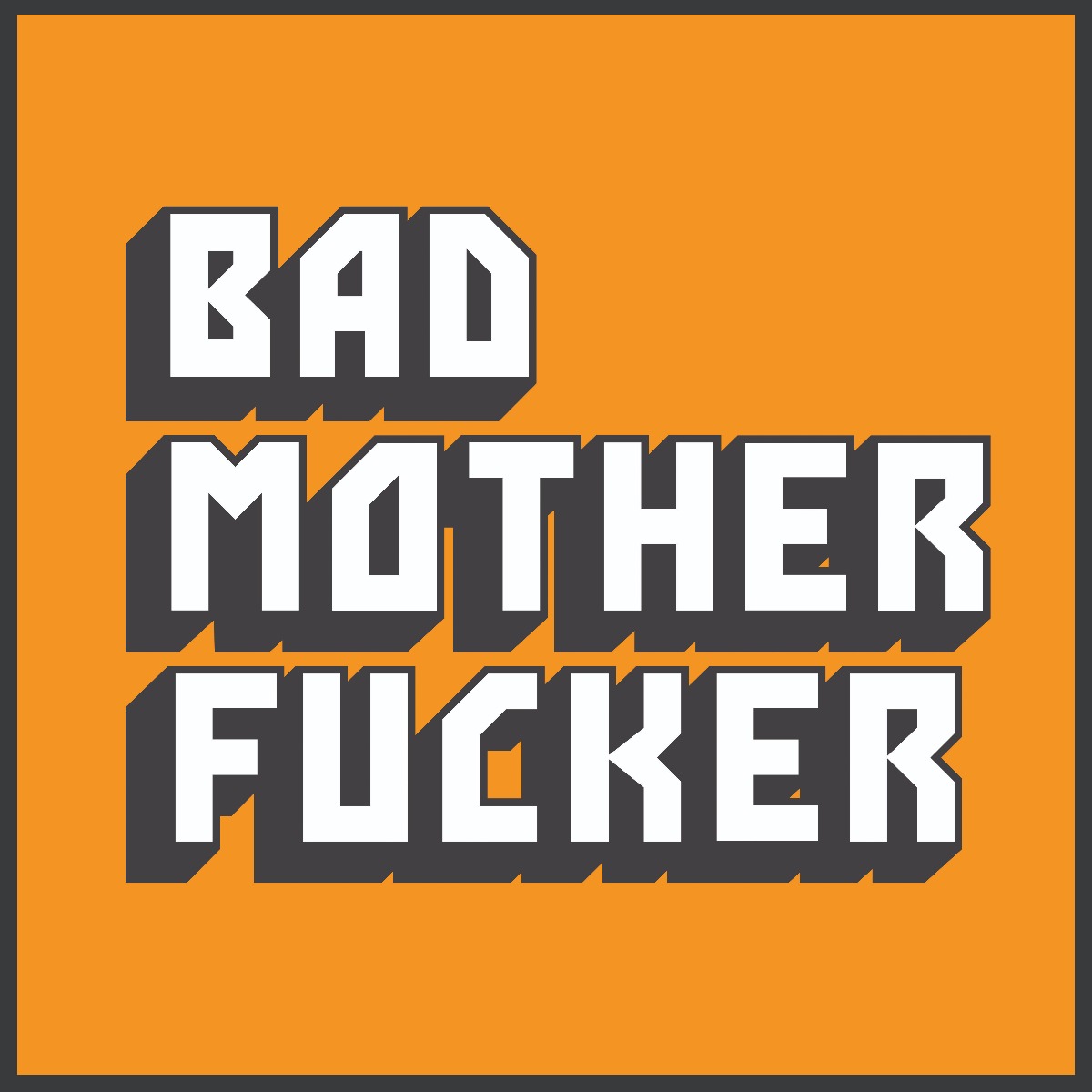 Bad Mother Fucker Pulp Fiction-poster