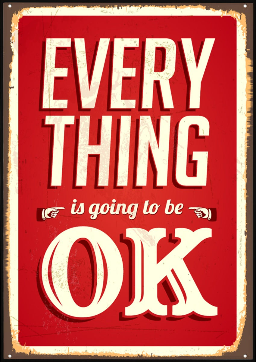 Allemaal OK Vintage poster
