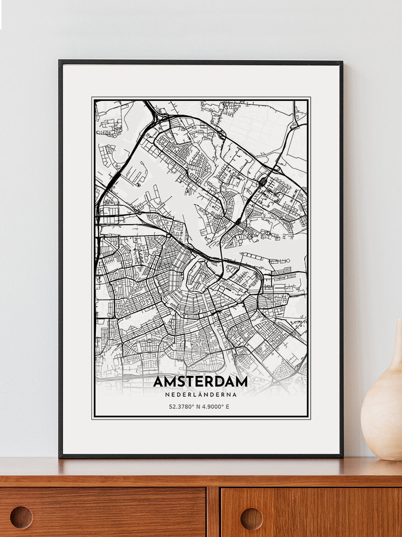 Amsterdam Kartposter