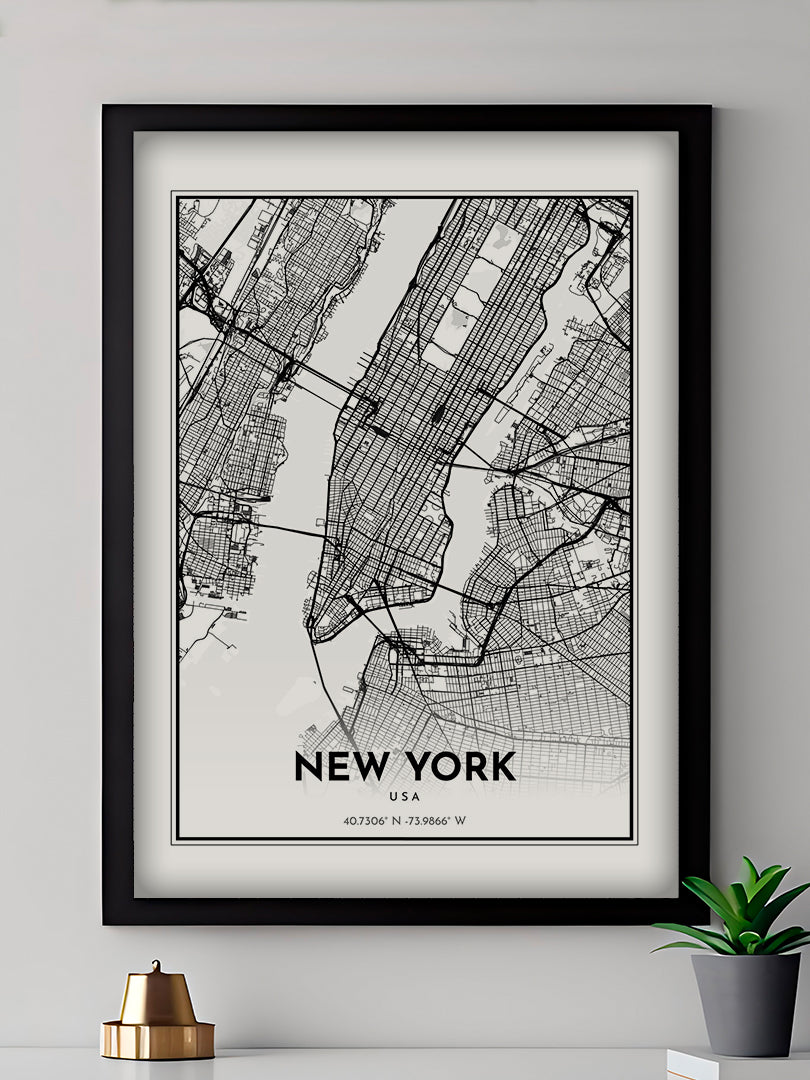 New York Kartposter