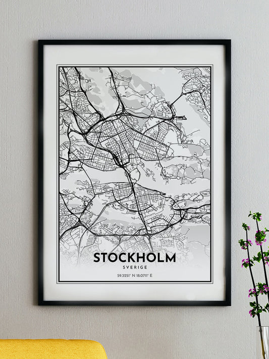 Stockholm Kartposter