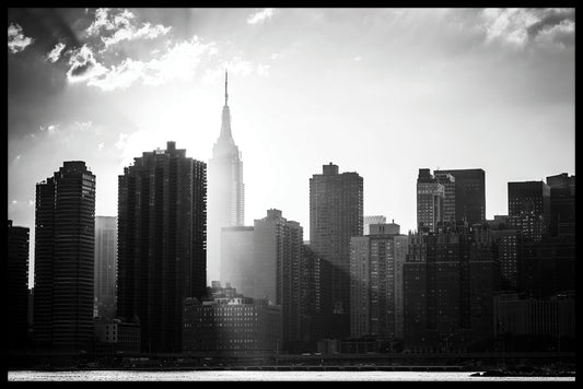  New York Skyline zwart-wit poster