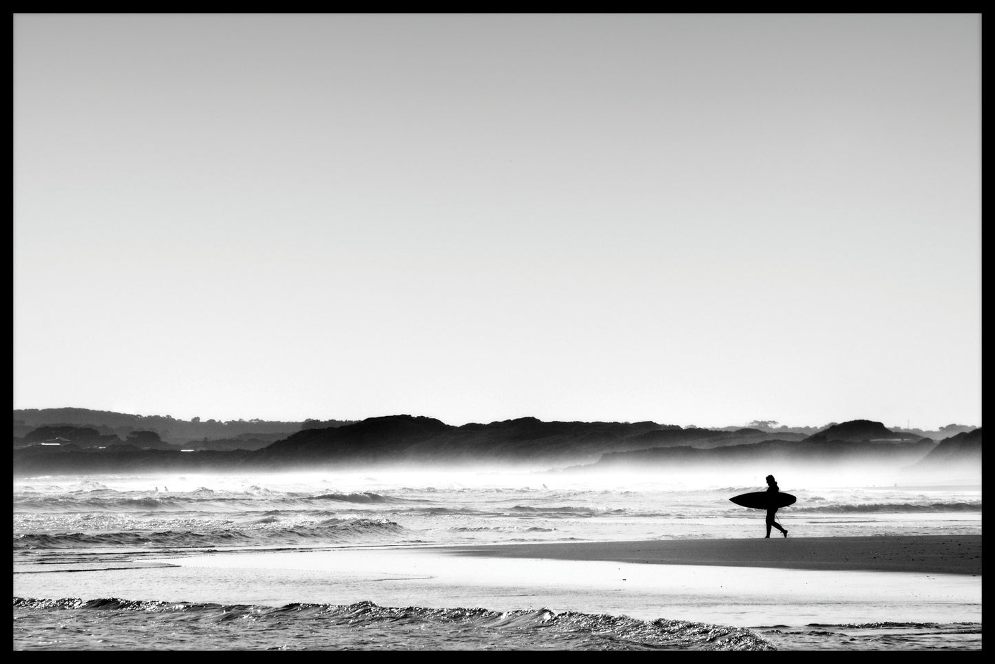  Beach Surfer-poster