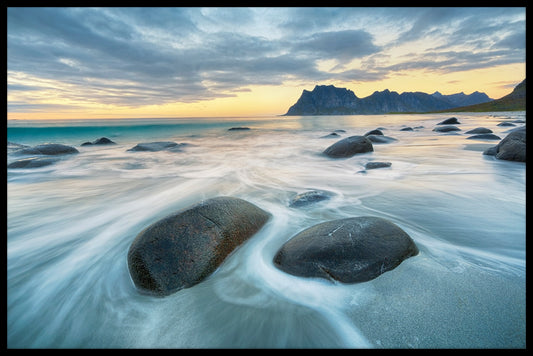 Lofoten Beach Nature Poster