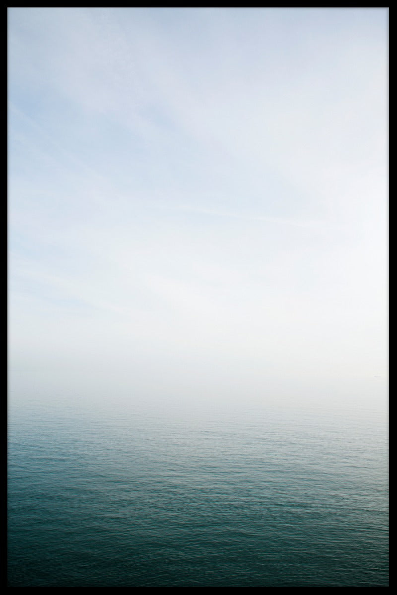  Foggy Sea Horizon-poster