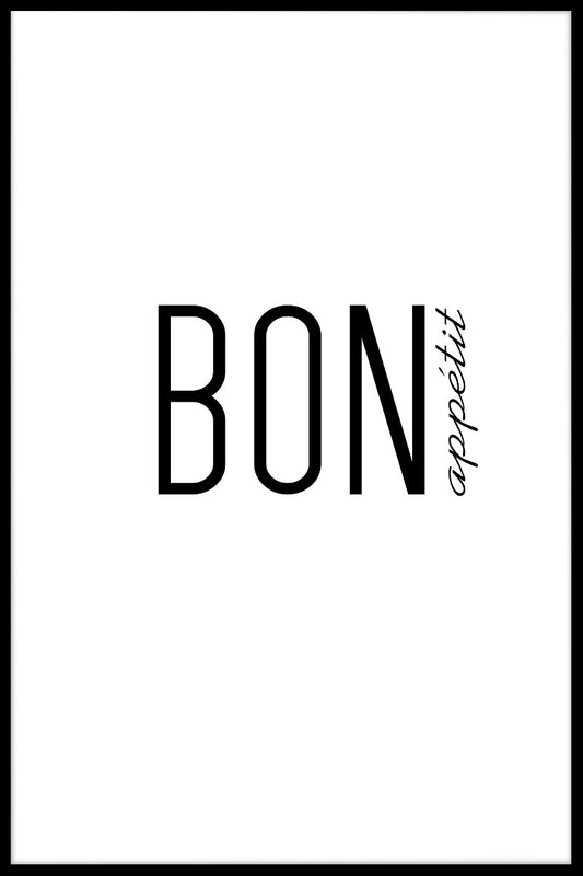  Bon Appetit-poster