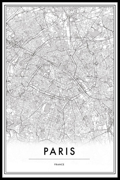  Items op de kaart van Parijs Frankrijk